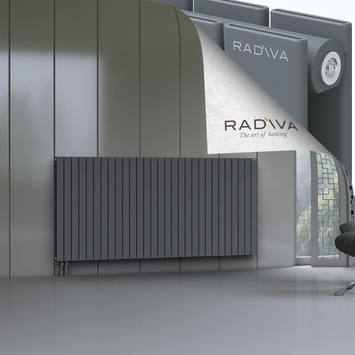 Oti Radiateur En Aluminium 1000x2142 Anthracite Bas à gauche 50mm