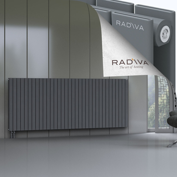 Oti Radiateur En Aluminium 1000x2512 Anthracite Bas à gauche 50mm
