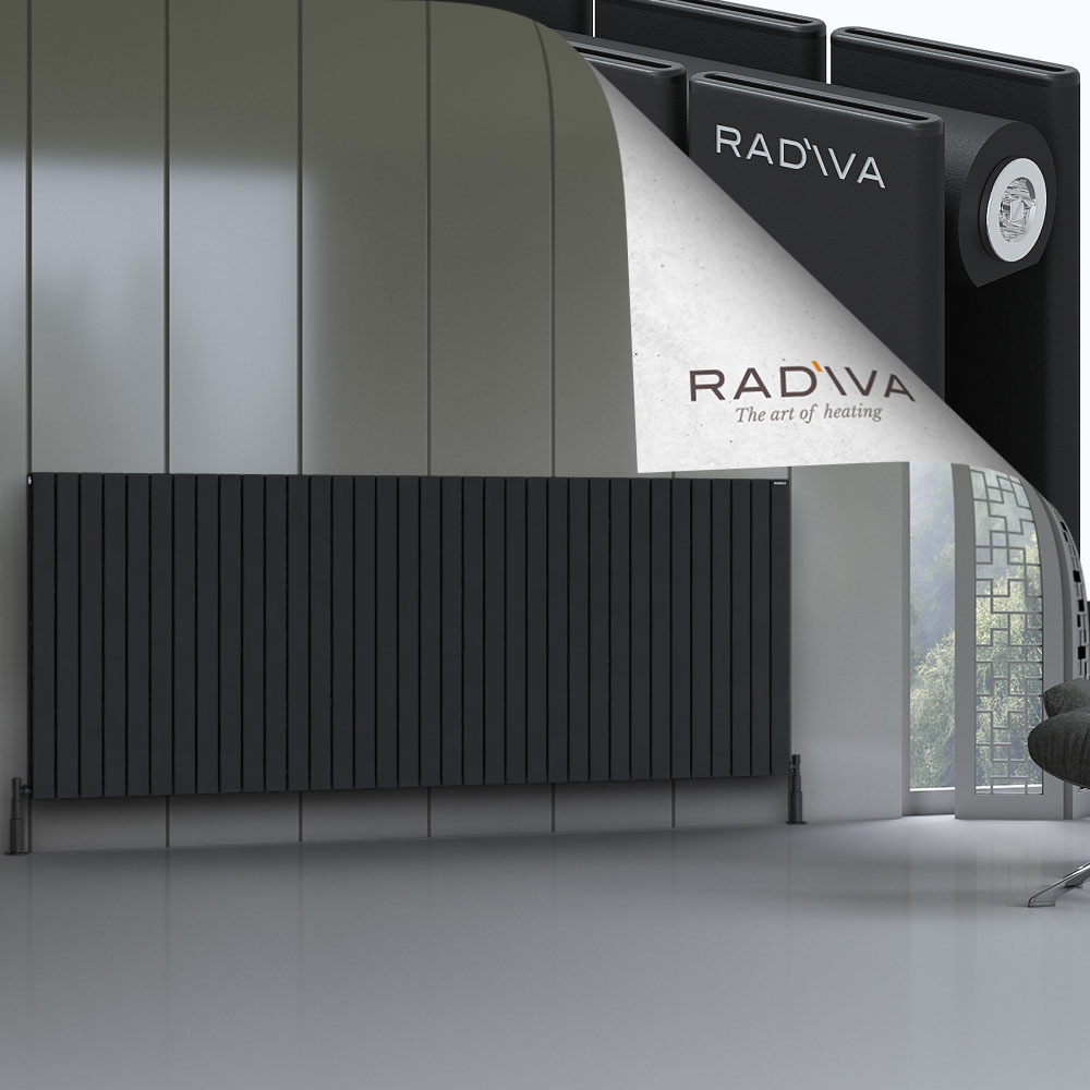 Oti Radiateur En Aluminium 1000x2586 Noir - 1