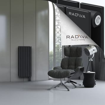Oti Radiateur En Aluminium 1000x440 Noir Bas à droite 50mm