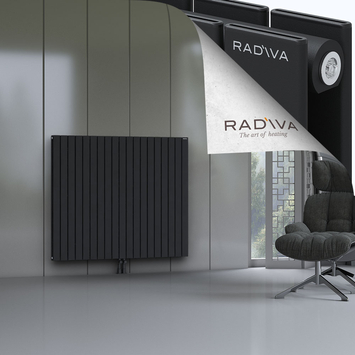 Oti Radiateur En Aluminium 1200x1402 Noir Bas Milieu 50mm