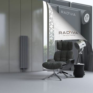 Oti Radiateur En Aluminium 1200x292 Anthracite Bas Milieu 50mm