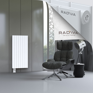 Oti Radiateur En Aluminium 1200x588 Blanc Bas à gauche 50mm