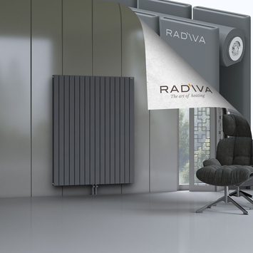 Oti Radiateur En Aluminium 1500x1180 Anthracite Bas Milieu 50mm