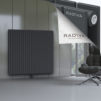 Oti Radiateur En Aluminium 1500x1624 Anthracite Foncé Bas Milieu 50mm