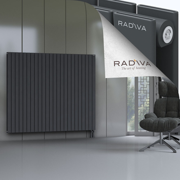 Oti Radiateur En Aluminium 1500x1772 Anthracite Foncé Bas à droite 50mm