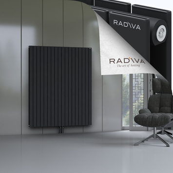 Oti Radiateur En Aluminium 1600x1328 Noir Bas Milieu 50mm