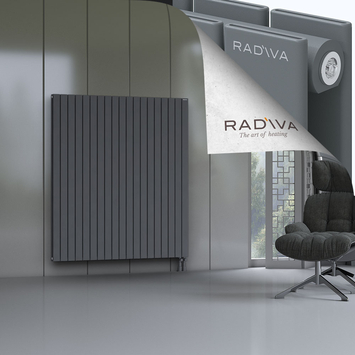 Oti Radiateur En Aluminium 1600x1402 Anthracite Bas à droite 50mm