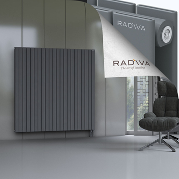 Oti Radiateur En Aluminium 1600x1624 Anthracite Bas à droite 50mm