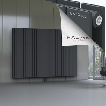 Oti Radiateur En Aluminium 1600x2290 Anthracite Foncé Bas Milieu 50mm
