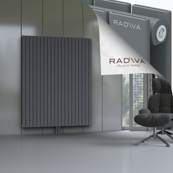 Oti Radiateur En Aluminium 1800x1476 Anthracite Bas Milieu 50mm