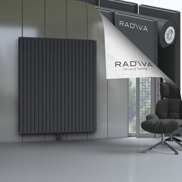 Oti Radiateur En Aluminium 1800x1550 Anthracite Foncé Bas Milieu 50mm