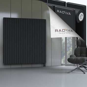 Oti Radiateur En Aluminium 1800x1772 Noir Bas à droite 50mm