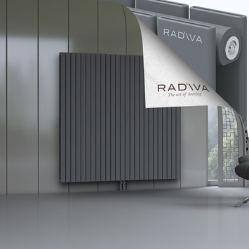 Oti Radiateur En Aluminium 1800x1846 Anthracite Bas Milieu 50mm