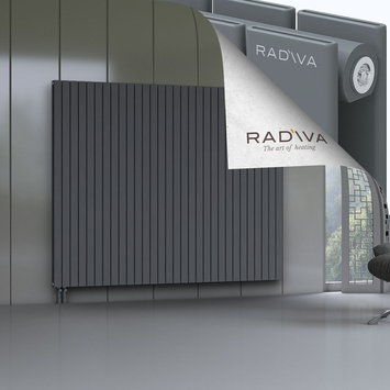 Oti Radiateur En Aluminium 1800x2216 Anthracite Bas à gauche 50mm
