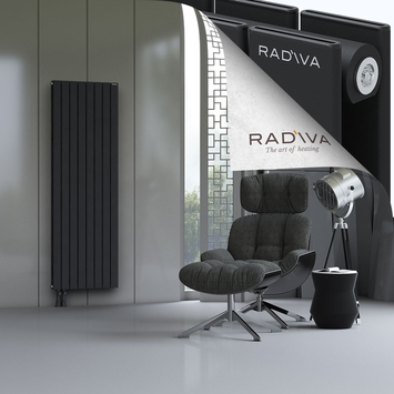 Oti Radiateur En Aluminium 1800x588 Noir Bas à gauche 50mm