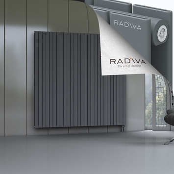 Oti Radiateur En Aluminium 1900x1994 Anthracite Bas à droite 50mm