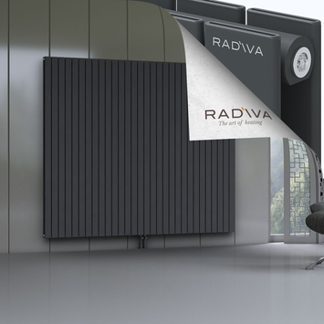 Oti Radiateur En Aluminium 1900x2216 Anthracite Foncé Bas Milieu 50mm