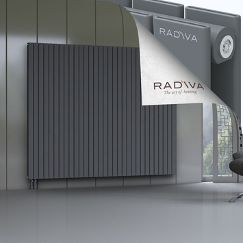 Oti Radiateur En Aluminium 1900x2290 Anthracite Bas à gauche 50mm