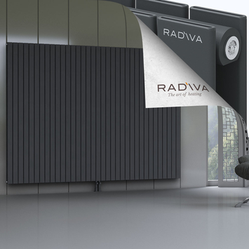 Oti Radiateur En Aluminium 1900x2586 Anthracite Foncé Bas Milieu 50mm