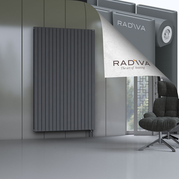 Oti Radiateur En Aluminium 2000x1254 Anthracite Bas à droite 50mm
