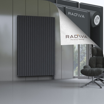Oti Radiateur En Aluminium 2000x1328 Anthracite Foncé Bas à droite 50mm