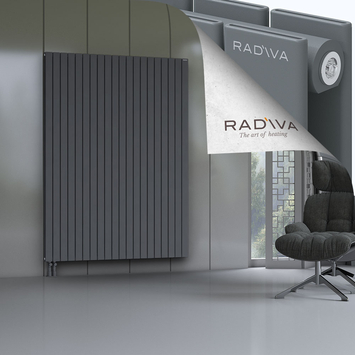 Oti Radiateur En Aluminium 2000x1476 Anthracite Bas à gauche 50mm