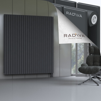 Oti Radiateur En Aluminium 2000x1772 Anthracite Foncé Bas à droite 50mm