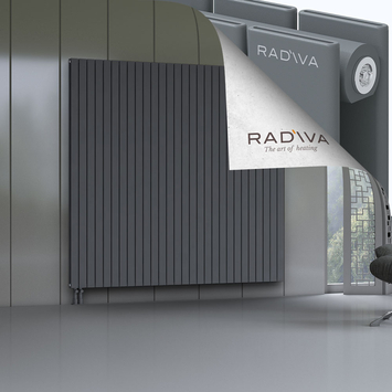 Oti Radiateur En Aluminium 2000x2068 Anthracite Bas à gauche 50mm