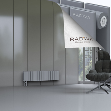 Oti Radiateur En Aluminium 300x1180 Gris Bas à gauche 50mm