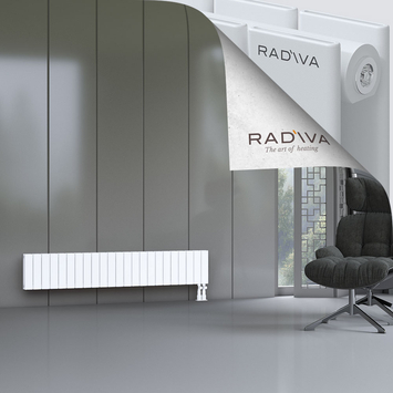 Oti Radiateur En Aluminium 300x1698 Blanc Bas à droite 50mm