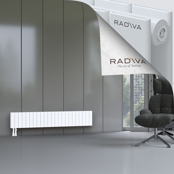 Oti Radiateur En Aluminium 300x1698 Blanc Bas à gauche 50mm