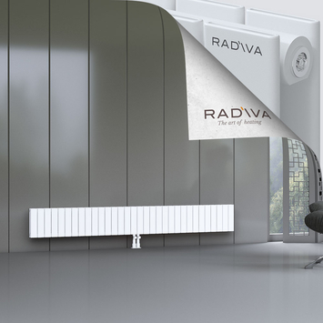 Oti Radiateur En Aluminium 300x2364 Blanc Bas Milieu 50mm