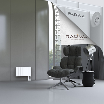 Oti Radiateur En Aluminium 300x514 Blanc Bas à droite 50mm