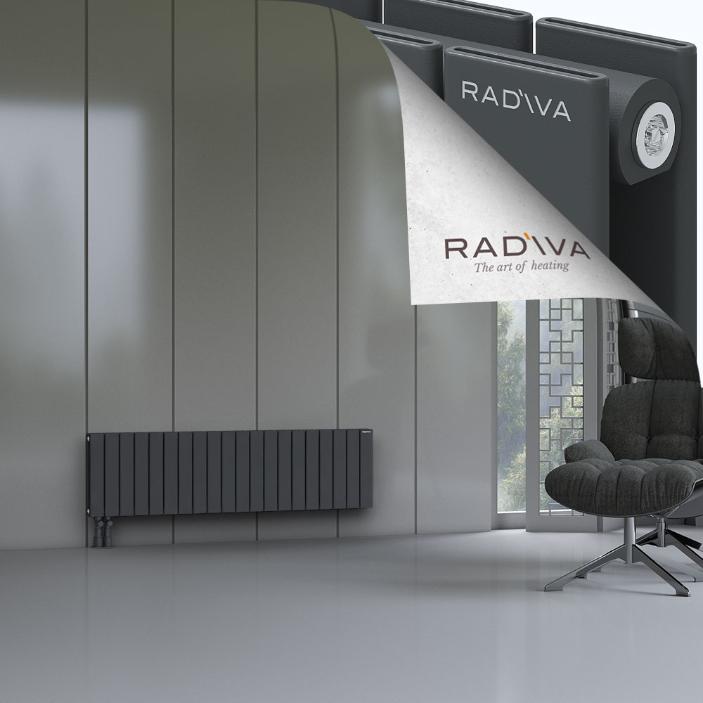 Oti Radiateur En Aluminium 400x1476 Anthracite Foncé - 4