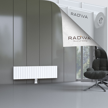 Oti Radiateur En Aluminium 400x1476 Blanc Bas Milieu 50mm