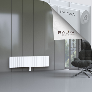 Oti Radiateur En Aluminium 400x1550 Blanc Bas Milieu 50mm