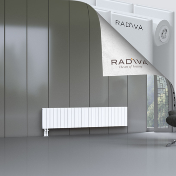Oti Radiateur En Aluminium 400x1846 Blanc Bas à gauche 50mm