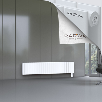Oti Radiateur En Aluminium 400x1920 Blanc Bas à droite 50mm
