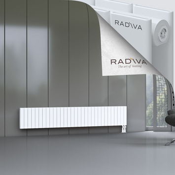 Oti Radiateur En Aluminium 400x2290 Blanc Bas à droite 50mm