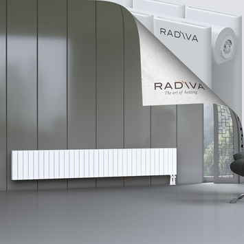 Oti Radiateur En Aluminium 400x2512 Blanc Bas à droite 50mm