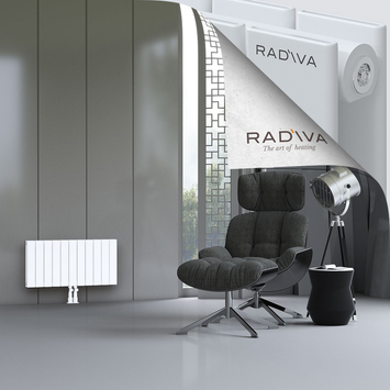Oti Radiateur En Aluminium 400x810 Blanc Bas Milieu 50mm