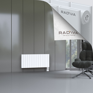 Oti Radiateur En Aluminium 500x1106 Blanc Bas à droite 50mm