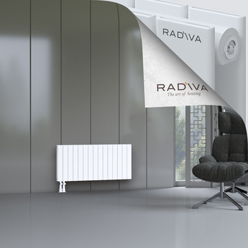 Oti Radiateur En Aluminium 500x1106 Blanc Bas à gauche 50mm