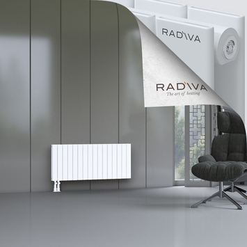 Oti Radiateur En Aluminium 500x1180 Blanc Bas à gauche 50mm