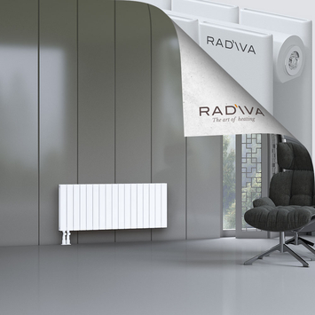 Oti Radiateur En Aluminium 500x1254 Blanc Bas à gauche 50mm