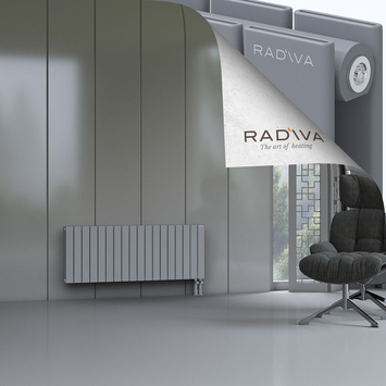 Oti Radiateur En Aluminium 500x1328 Gris Bas à droite 50mm