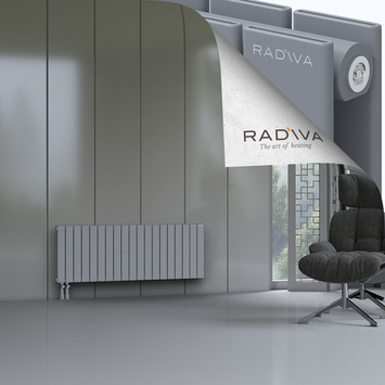 Oti Radiateur En Aluminium 500x1402 Gris Bas à gauche 50mm