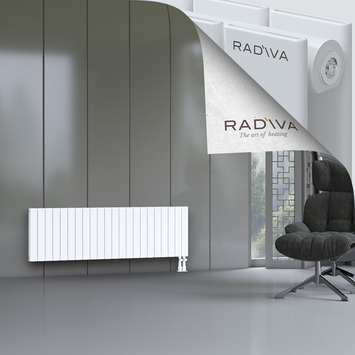 Oti Radiateur En Aluminium 500x1624 Blanc Bas à droite 50mm