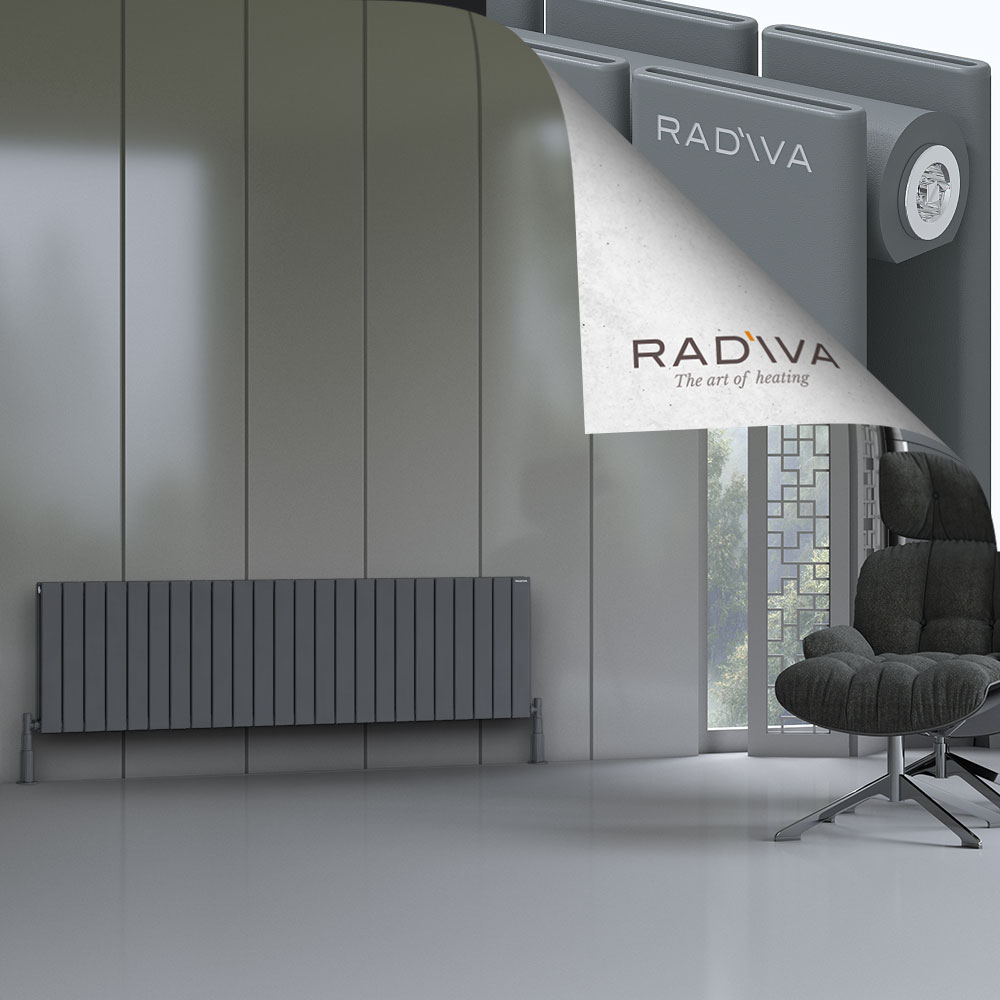Oti Radiateur En Aluminium 500x1772 Anthracite - 1